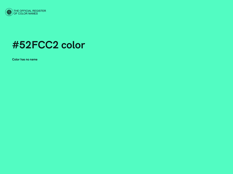 #52FCC2 color image