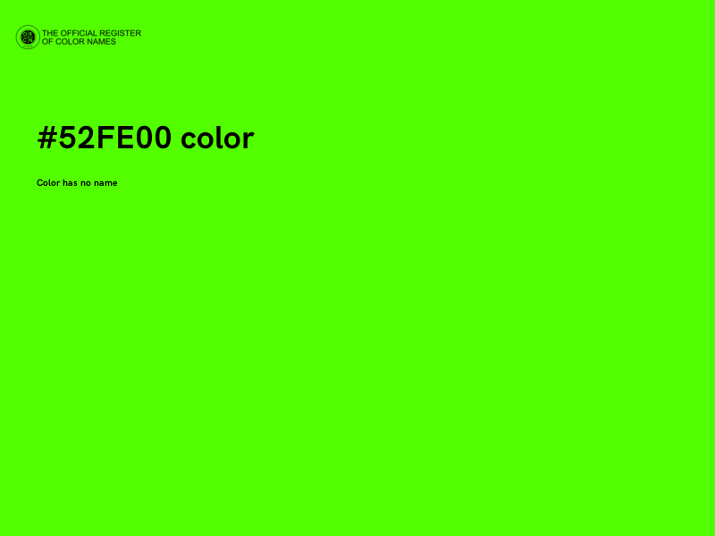 #52FE00 color image