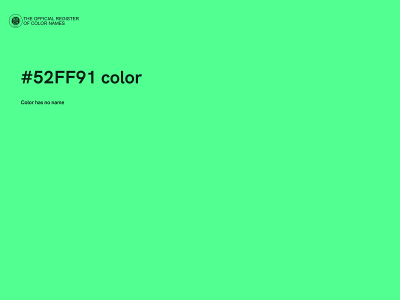 #52FF91 color image