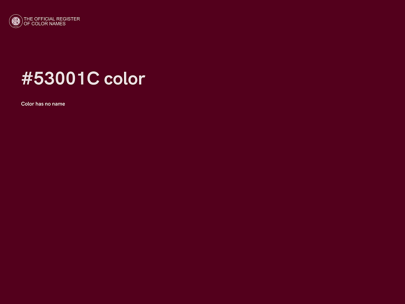 #53001C color image