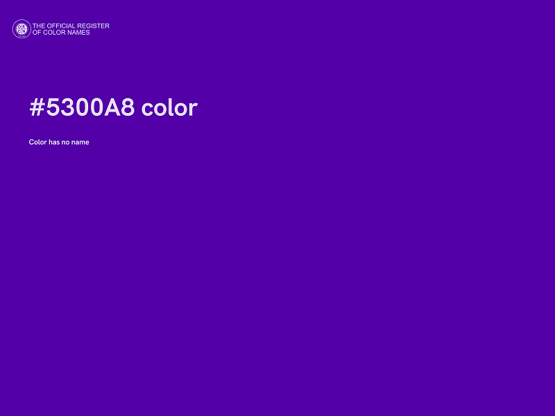 #5300A8 color image