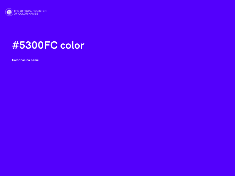 #5300FC color image