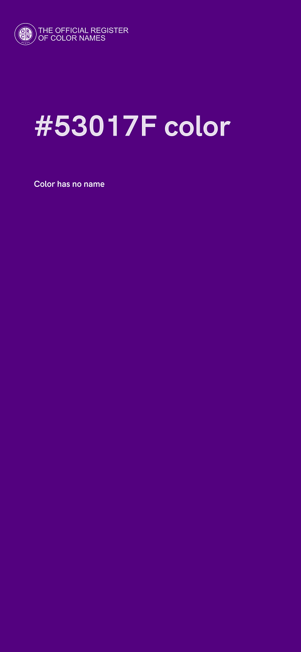 #53017F color image