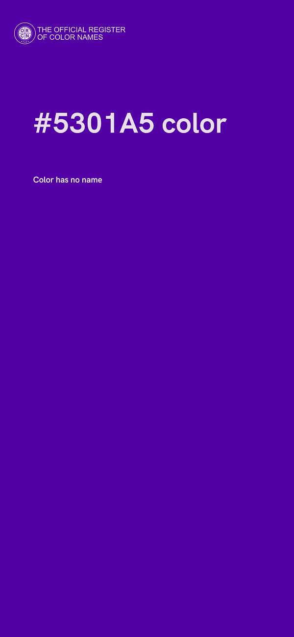 #5301A5 color image
