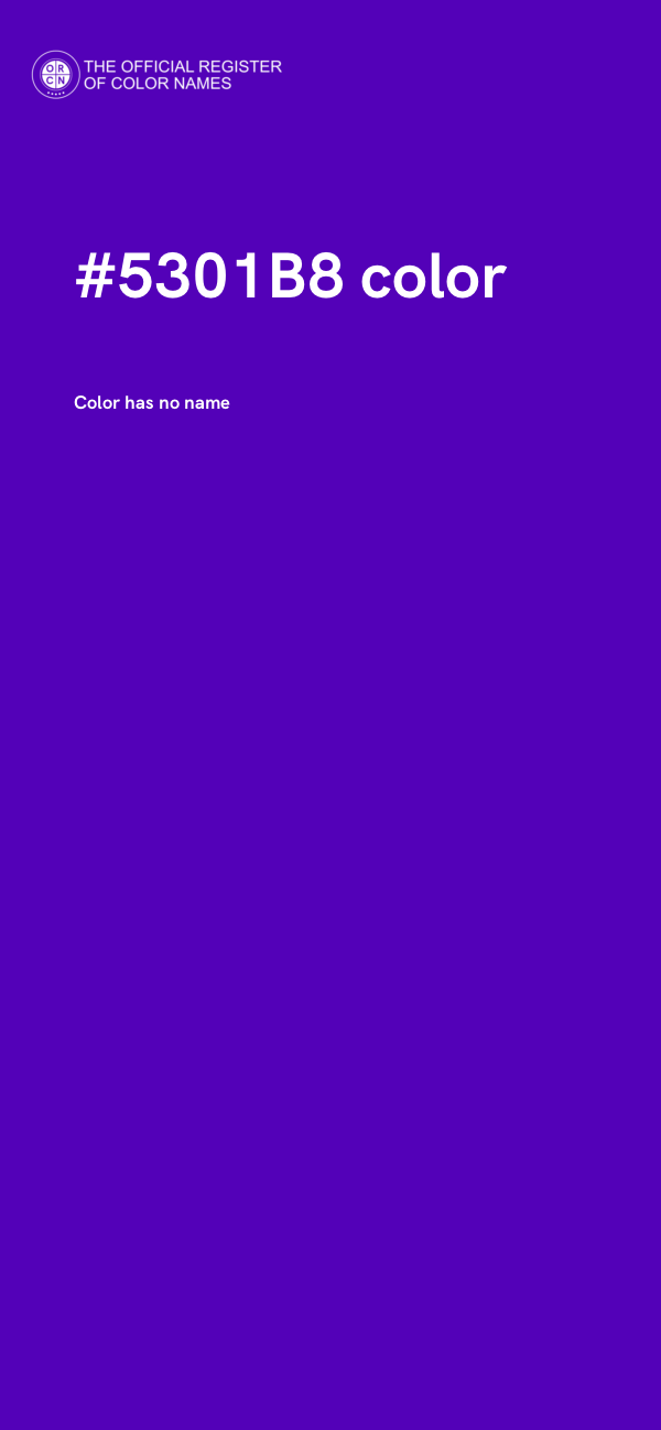 #5301B8 color image