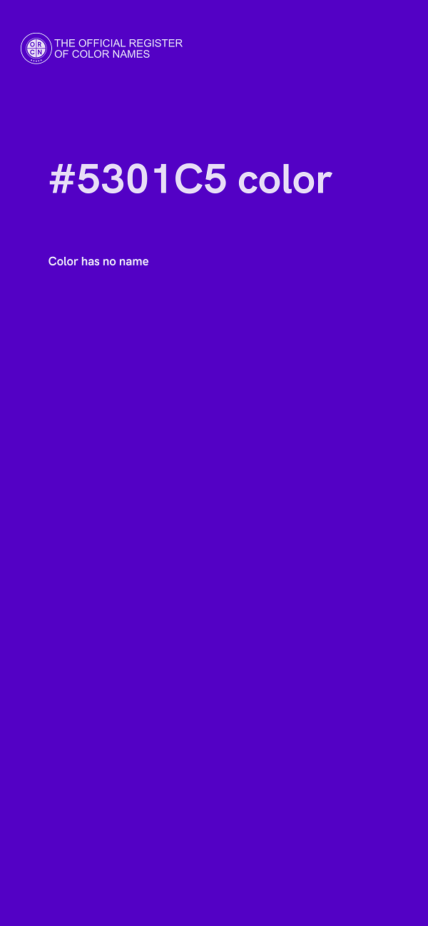 #5301C5 color image