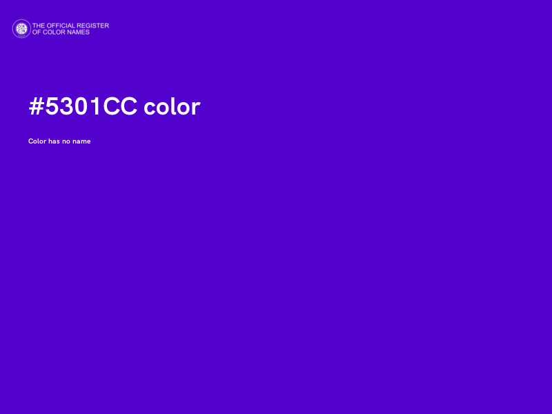 #5301CC color image