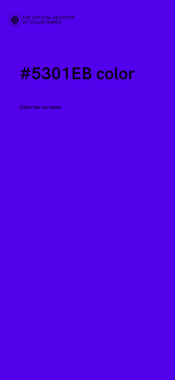 #5301EB color image