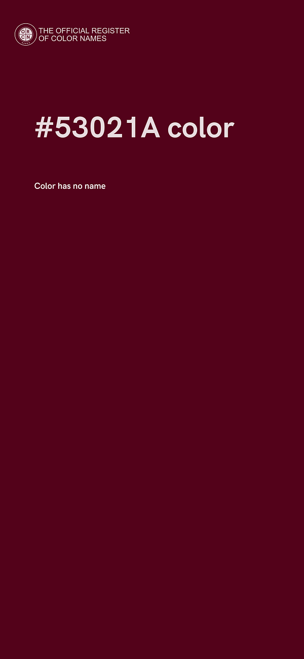 #53021A color image
