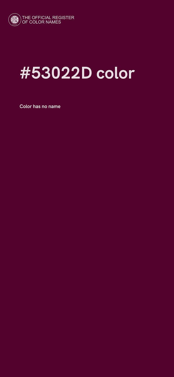 #53022D color image