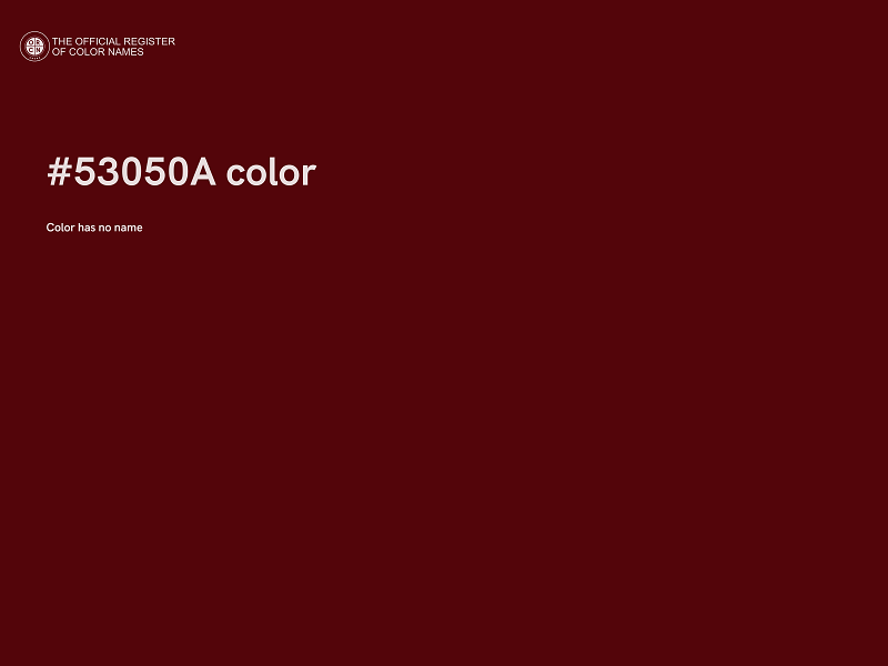 #53050A color image