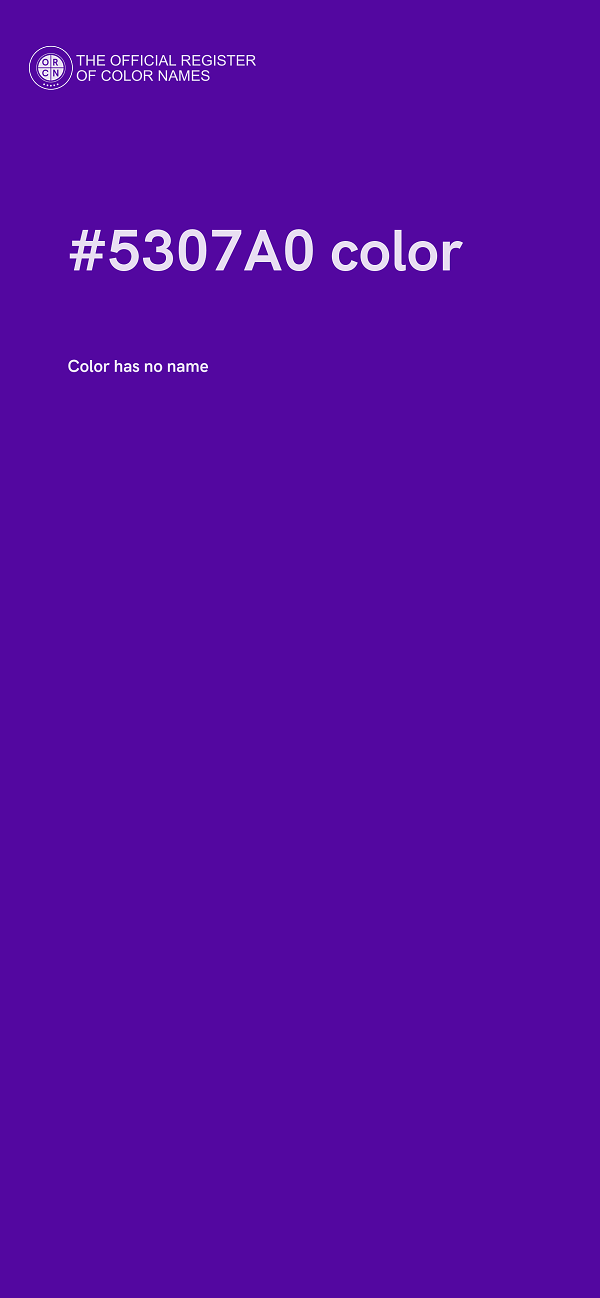 #5307A0 color image