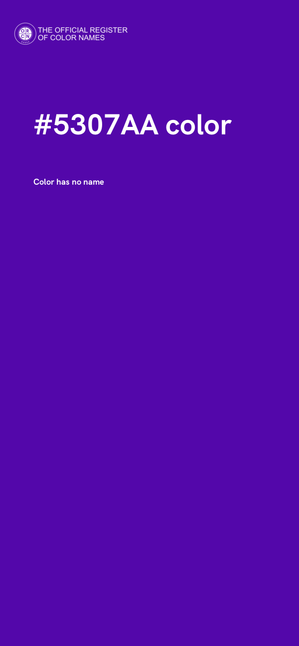 #5307AA color image