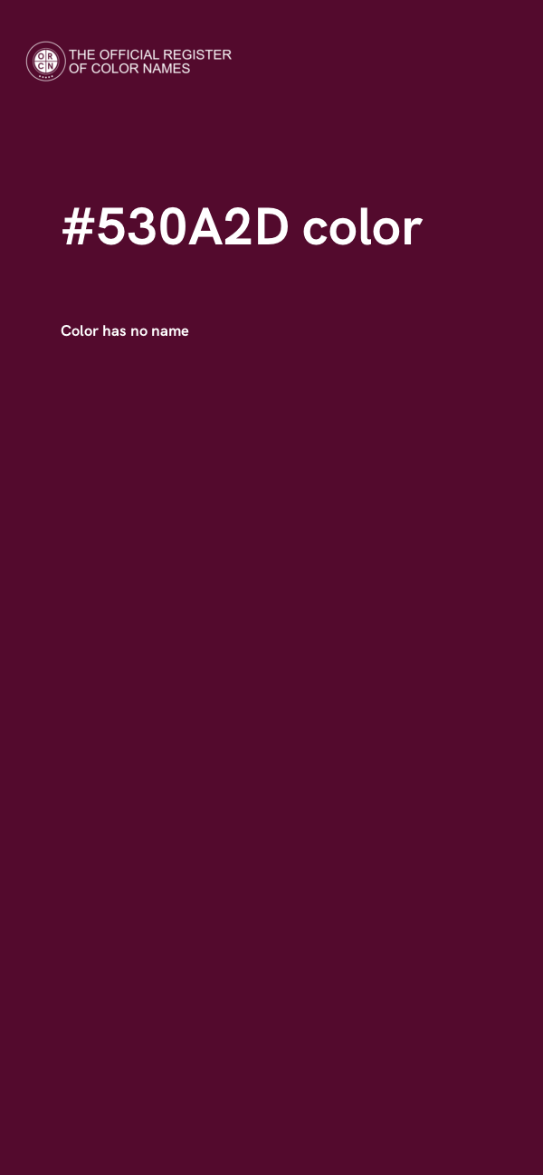 #530A2D color image