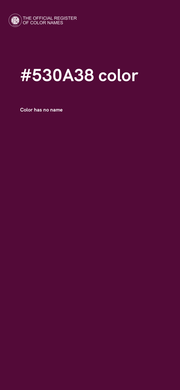 #530A38 color image