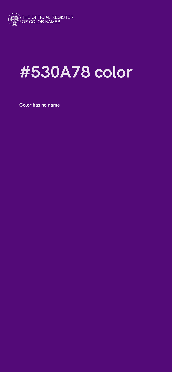 #530A78 color image