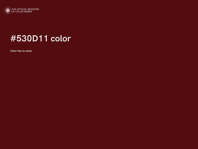 #530D11 color image