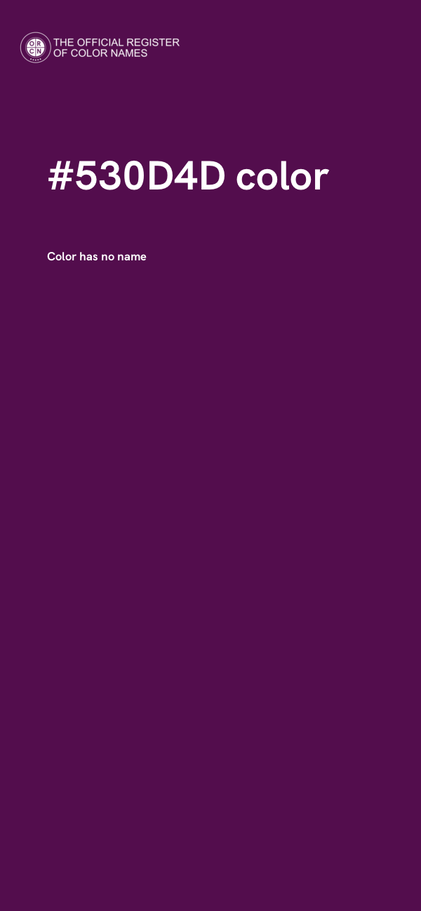 #530D4D color image