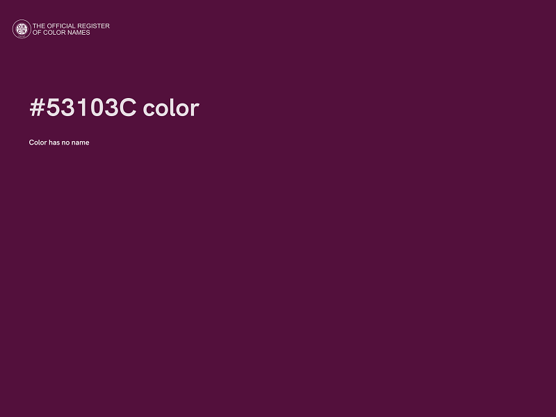#53103C color image