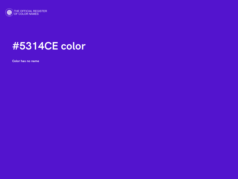 #5314CE color image