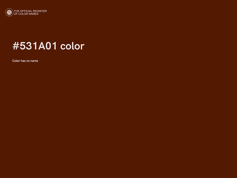 #531A01 color image