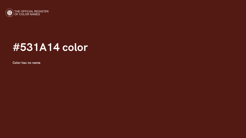 #531A14 color image