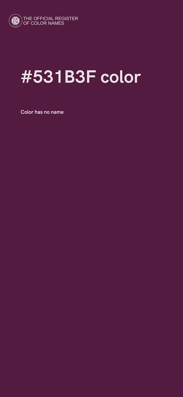 #531B3F color image