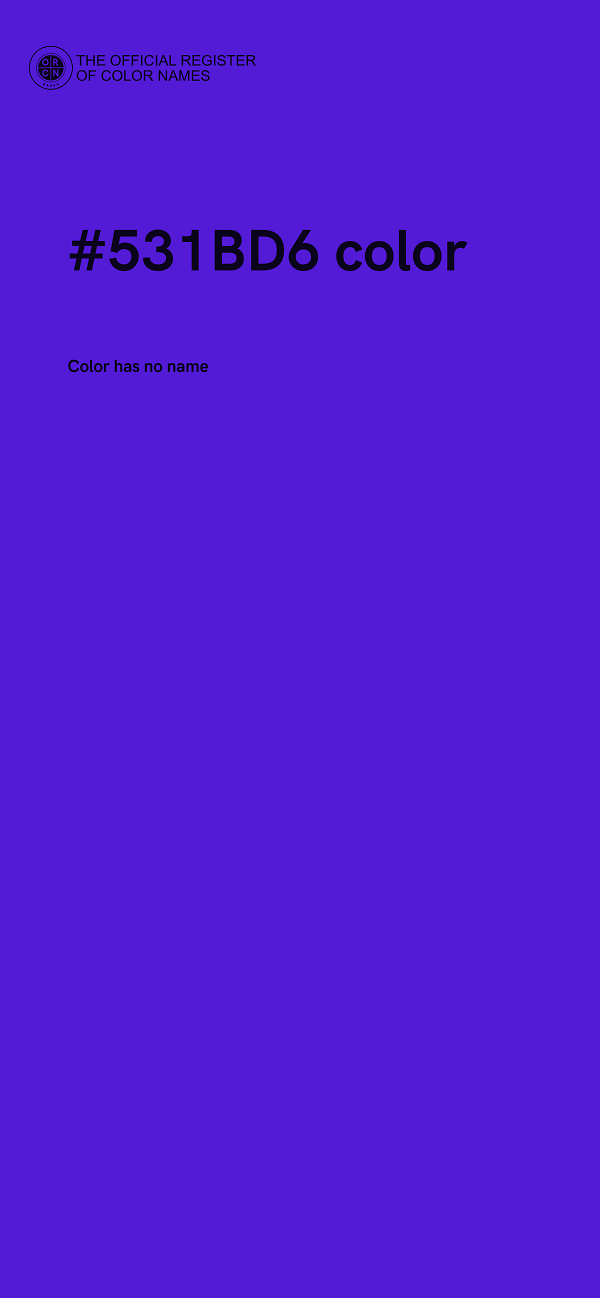 #531BD6 color image