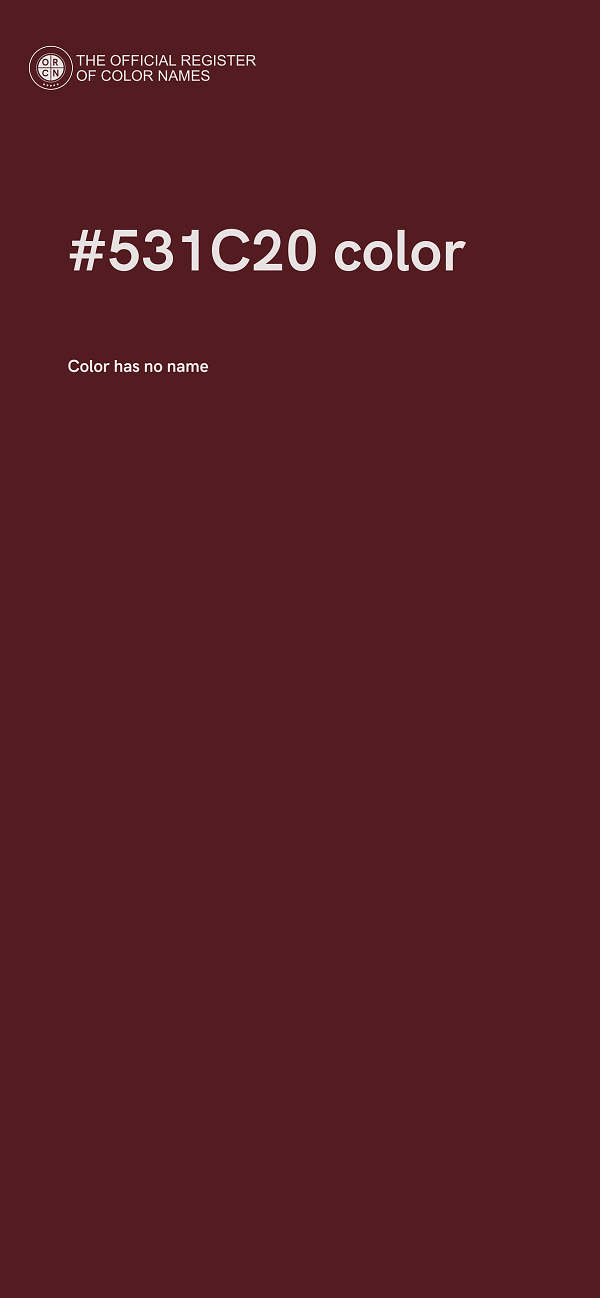 #531C20 color image