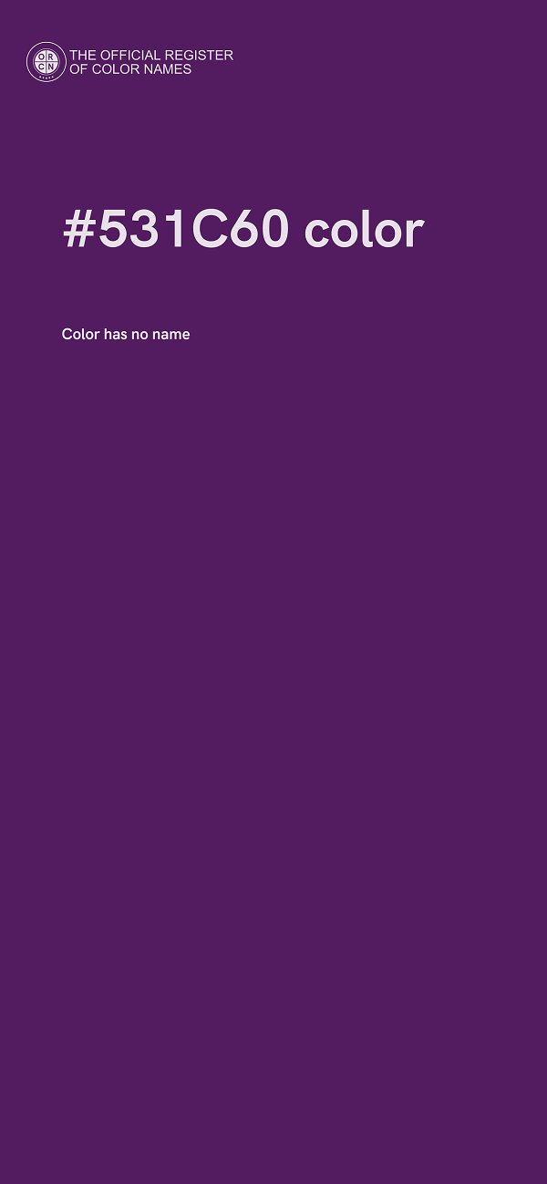 #531C60 color image