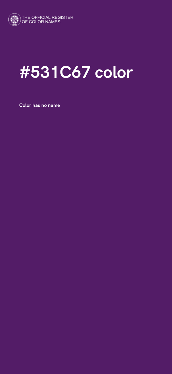 #531C67 color image