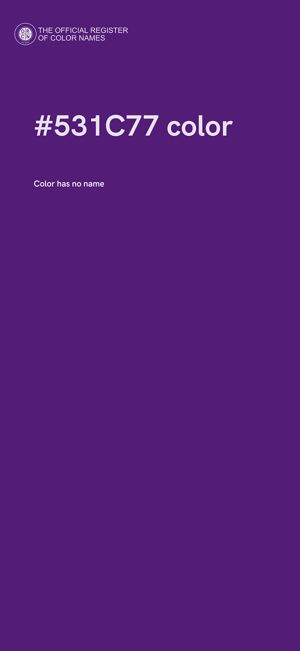 #531C77 color image