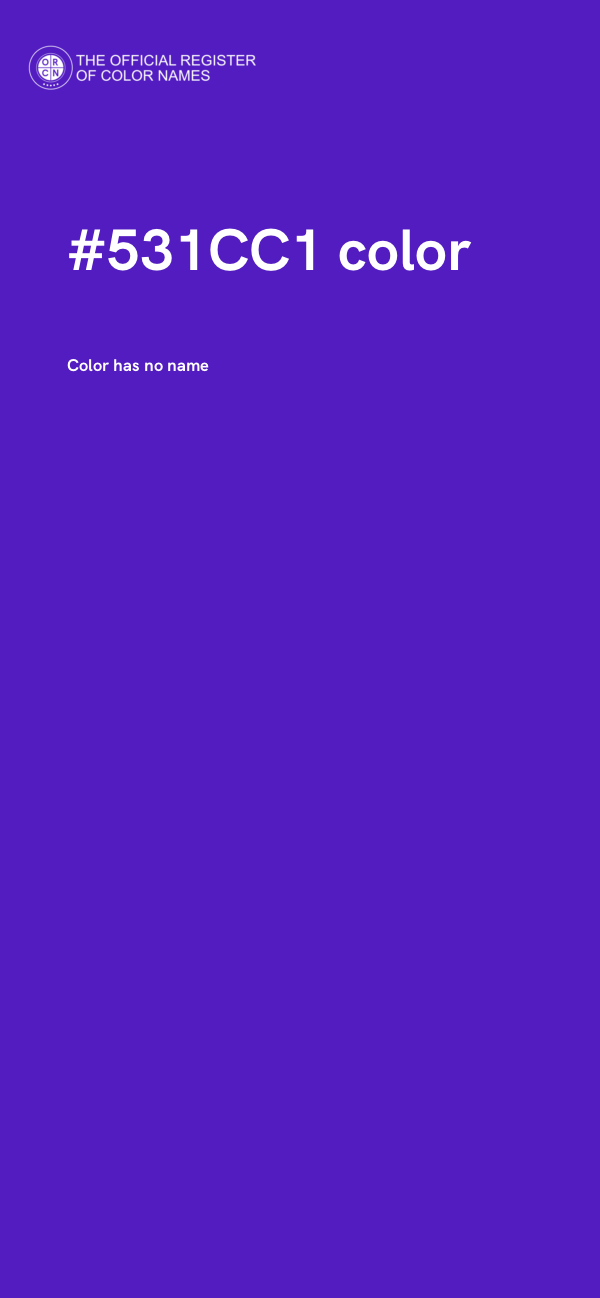 #531CC1 color image