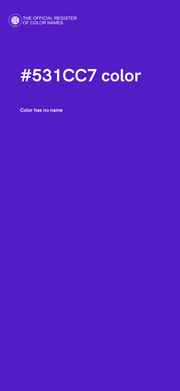 #531CC7 color image