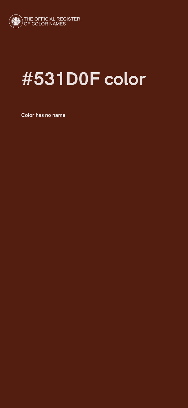 #531D0F color image