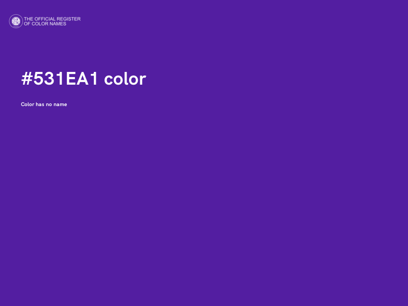 #531EA1 color image