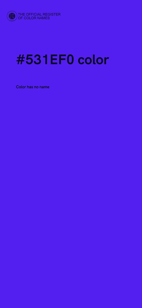 #531EF0 color image