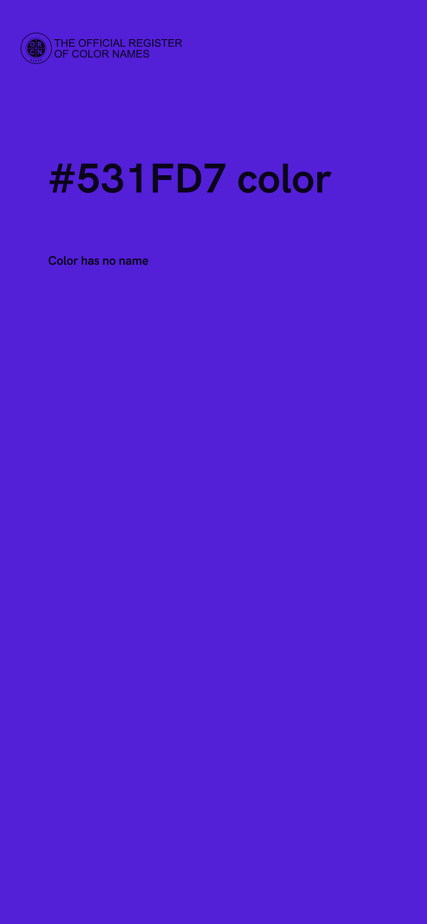 #531FD7 color image