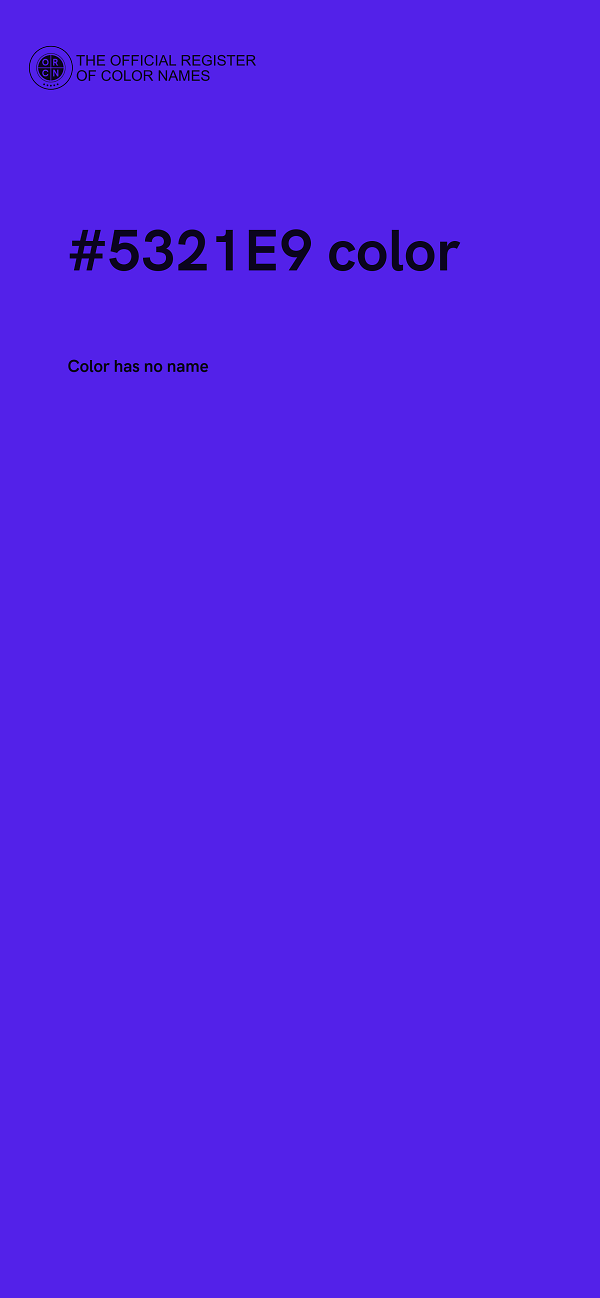 #5321E9 color image