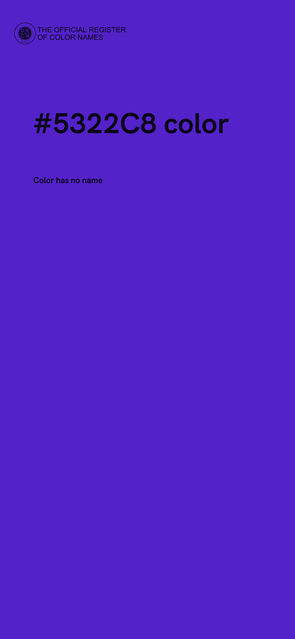 #5322C8 color image