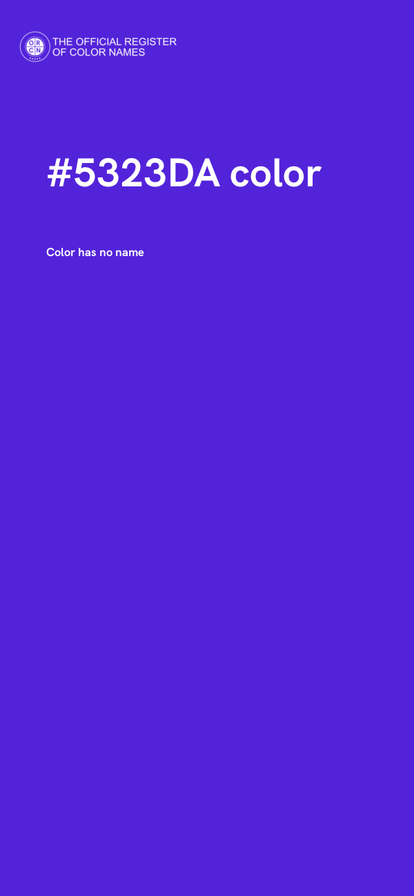 #5323DA color image