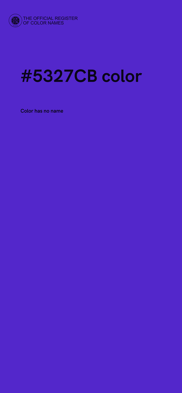 #5327CB color image