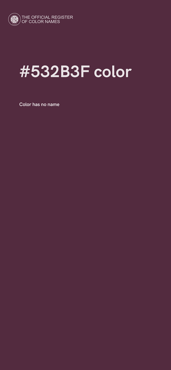 #532B3F color image