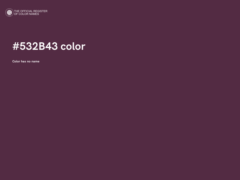 #532B43 color image
