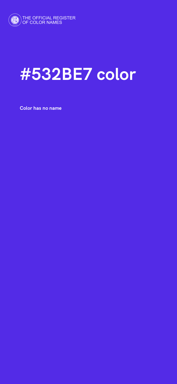 #532BE7 color image