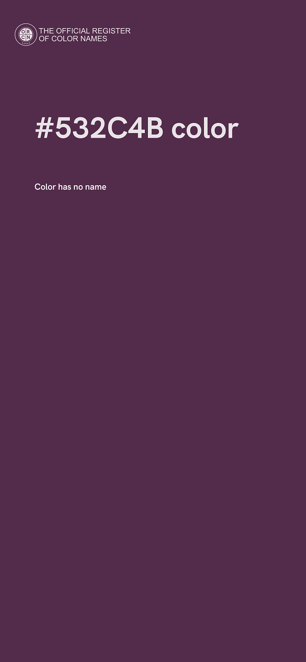 #532C4B color image