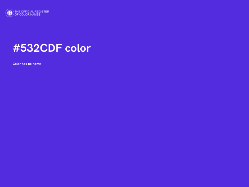 #532CDF color image