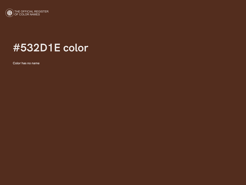 #532D1E color image