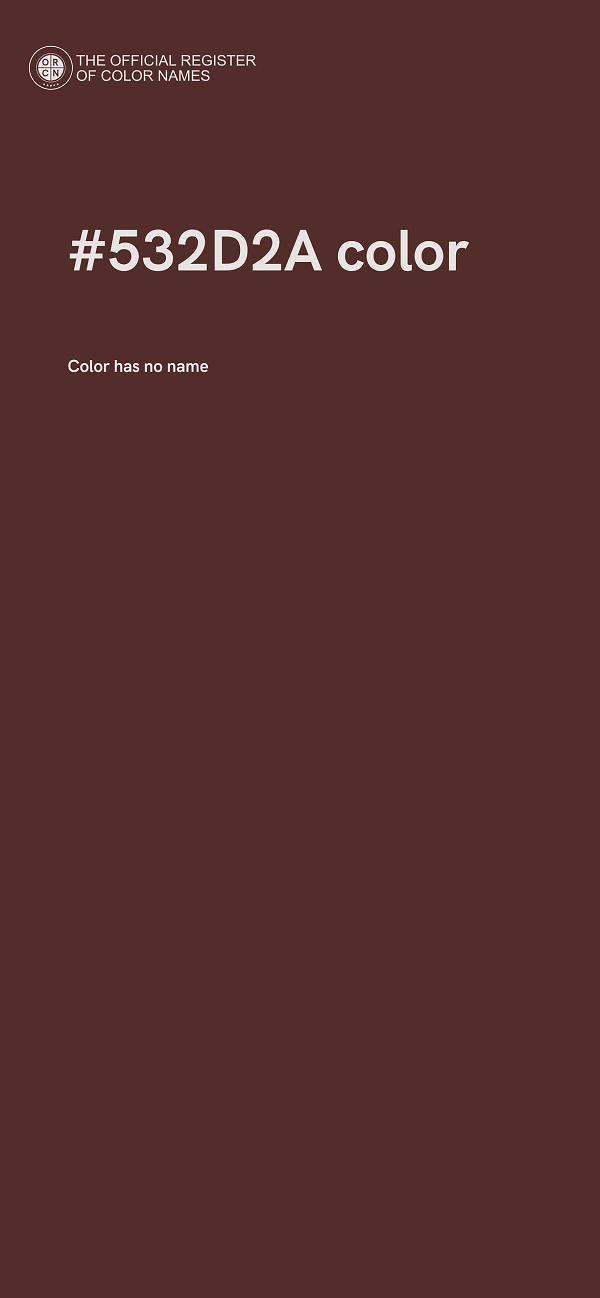 #532D2A color image