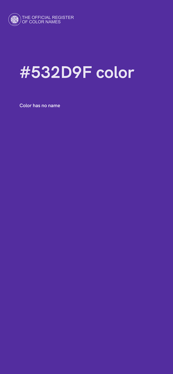 #532D9F color image